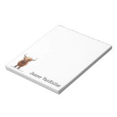 Bloc-note Parade animale Vache des Highlands (Tourné)