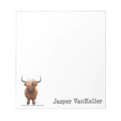 Bloc-note Parade animale Vache des Highlands (Devant)