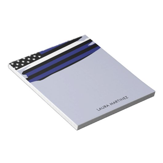 Bloc-note Paramètre EMT EMS personnalisé en ligne blanche mi (Incliné)