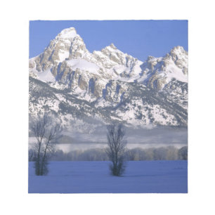 Bloc-note PARC NATIONAL GRAND TETON, WYOMING. ÉTATS-UNIS. Br