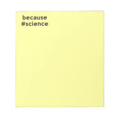 Bloc-note Parce que la science (Devant)