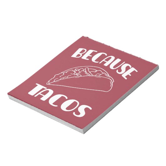 Bloc-note Parce que Tacos (Tourné)
