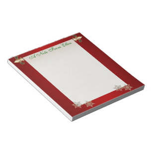 Bloc-note Parchemin de Noël