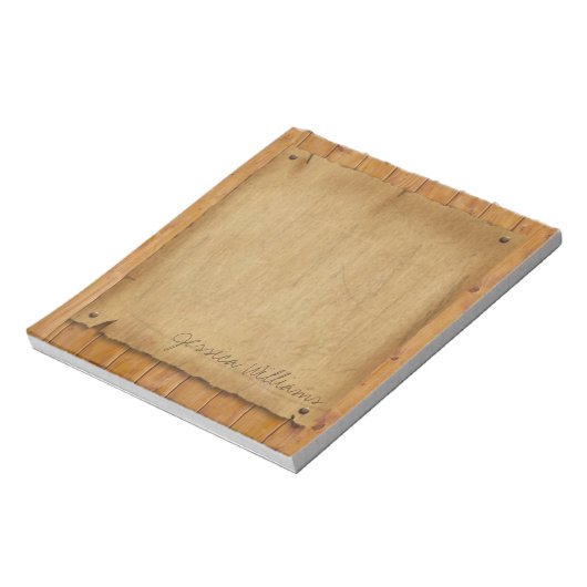 Bloc-note Parchemin rustique (Tourné)