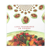 Bloc-note Parfum de vie : Potpourri message inspirant (Devant)
