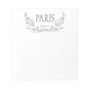 Bloc-note PARIS Je t'aime