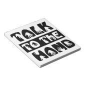 Bloc-note Parler À La Main (Incliné)