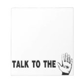 Bloc-note Parler À La Main (Devant)