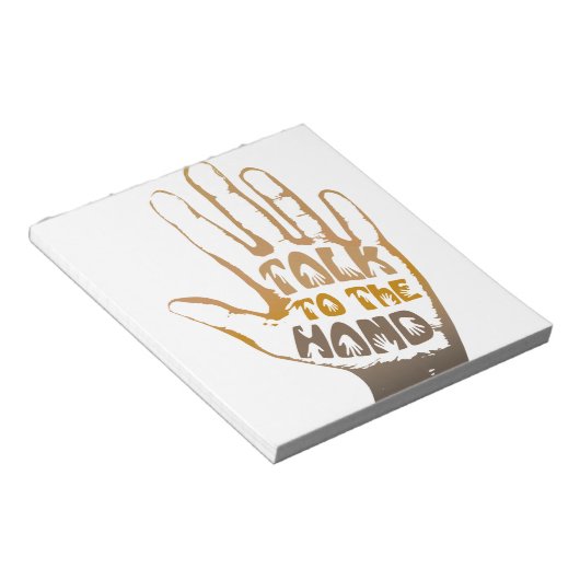 Bloc-note Parler À La Main (Incliné)