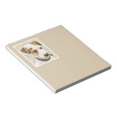 Bloc-note Parson Jack Russell Terrier Peinture - Chien Art (Incliné)