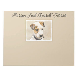 Bloc-note Parson Jack Russell Terrier Peinture - Chien Art P