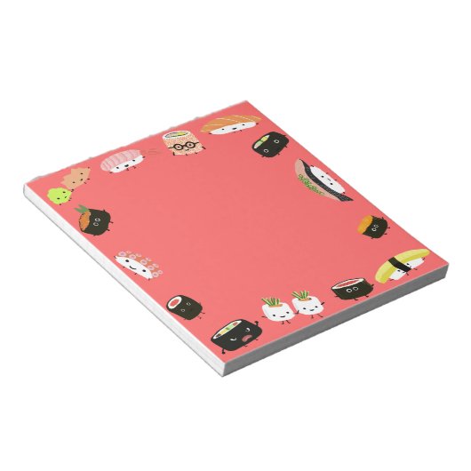 Bloc-note Parti Sushi (Incliné)