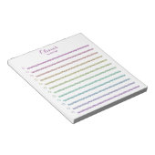 Bloc-note Parties scintillant Arc-En-Ciel Fun Linked To Do L (Incliné)