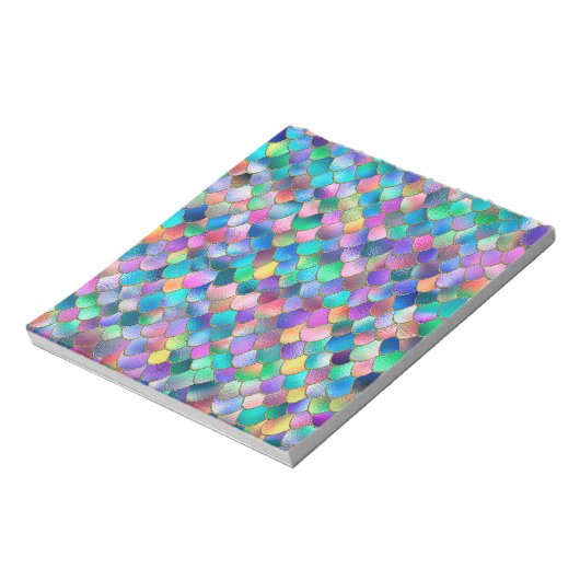 Bloc-note Parties scintillant arc-en-ciel Wonky métal sirène (Tourné)