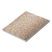 Bloc-note Parties scintillant d'or Glamor Party Festive Lumi (Tourné)