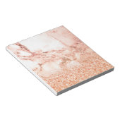 Bloc-note Parties scintillant en or rose chic ombre parties  (Incliné)