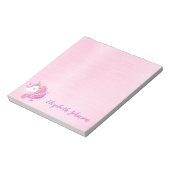 Bloc-note Parties scintillant magique rose mignonne Visage U (Tourné)