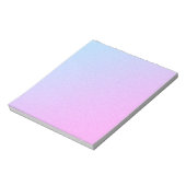Bloc-note Parties scintillant Pastel Ombre (Tourné)