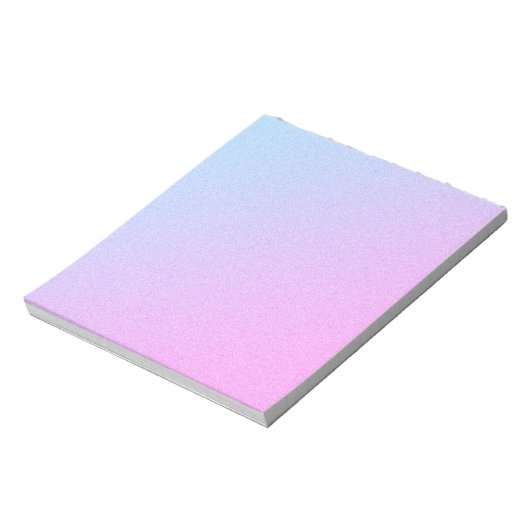 Bloc-note Parties scintillant Pastel Ombre (Tourné)