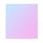 Bloc-note Parties scintillant Pastel Ombre (Devant)