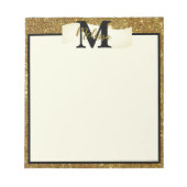 Bloc-note Parties scintillant personnalisée (Devant)