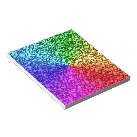 BLOC-NOTE PARTIES SCINTILLANT RAINBOW (Incliné)