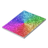 BLOC-NOTE PARTIES SCINTILLANT RAINBOW (Tourné)