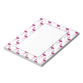 Bloc-note Parties scintillant rose brillant motif (Tourné)