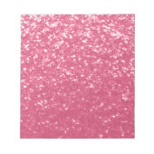 Bloc-note Parties scintillant rose rose pâle (Devant)