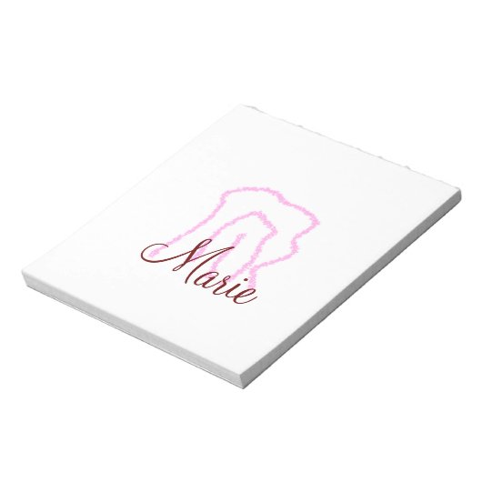 Bloc-note Parties scintillant rose simple arc-en-ciel abstra (Tourné)