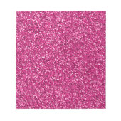 Bloc-note Parties scintillant rose Smitten (Devant)