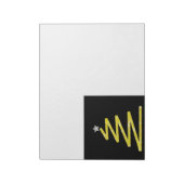 Bloc-note Parties scintillant sapin de Noël (Tourné)