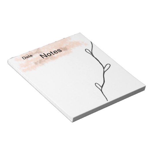 Bloc-note Parties scintillant simple orange étincelante ajou (Incliné)