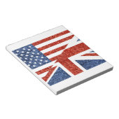 Bloc-note parties scintillant usa uk (Incliné)