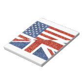 Bloc-note parties scintillant usa uk (Tourné)