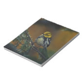 Bloc-note Paruline à gorge noire (Tourné)