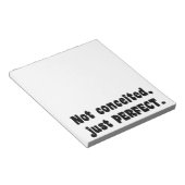 Bloc-note Pas Concédé, Juste Parfait (Incliné)