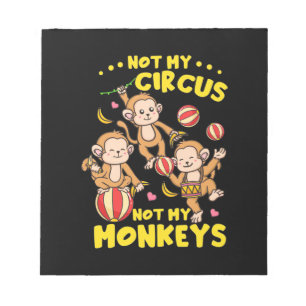 Bloc-note Pas Mes Singes