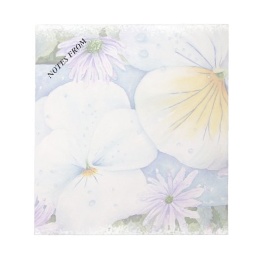 BLOC-NOTE PASSERELLE DE NOTES PERSONNALISABLE (Devant)