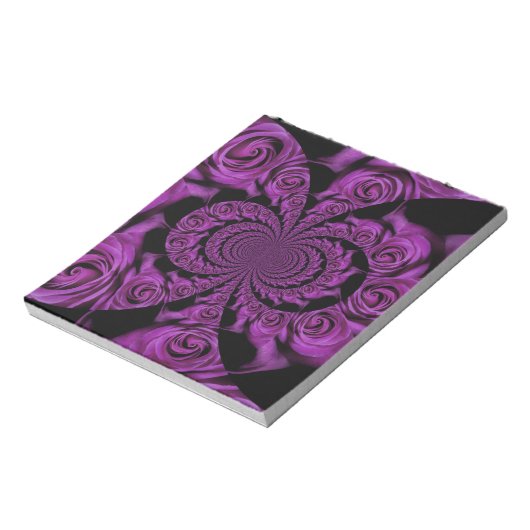 Bloc-note Passion violette : Royal Romance Roses (Tourné)