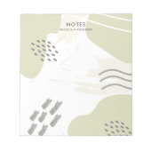 Bloc-note Pastel Abstrait (Devant)