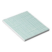 Bloc-note Pastel Blue Check Motif Delicate et fonctionnel (Incliné)