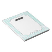 Bloc-note Pastel Blue Chevron (Incliné)