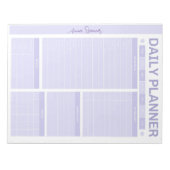 Bloc-note Pastel Daily Planner - Nom personnalisable (Devant)