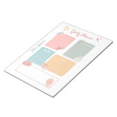 Bloc-note Pastel Daily Planner pour les étudiants (Incliné)