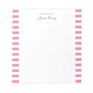 Bloc-note Pastel Elegant Classic Script Idées géniales Femin