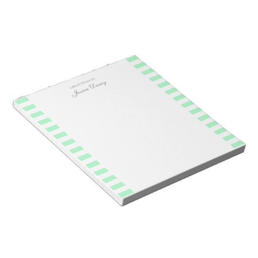 Bloc-note Pastel Elegant Classic Script Idées géniales Femin (Incliné)