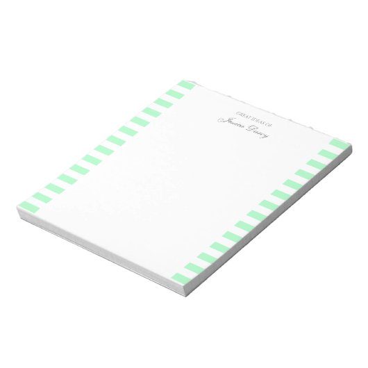 Bloc-note Pastel Elegant Classic Script Idées géniales Femin (Tourné)