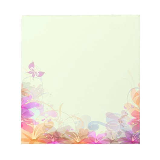 Bloc-note Pastel Lilies Mariage (Devant)