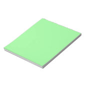 Bloc-note Pastel Mint couleur solide | Classique | Élégant (Tourné)